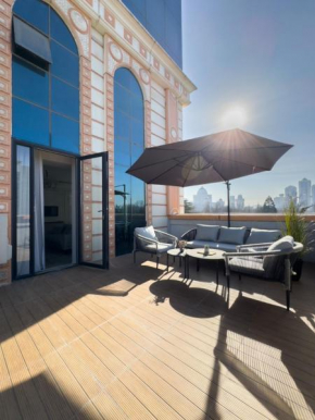Elegant and Spacious 2 Bedroom Suite with Private 35sqm Terrace Next to Rudaki Park and City Center